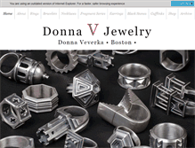 Tablet Screenshot of donnavjewelry.com